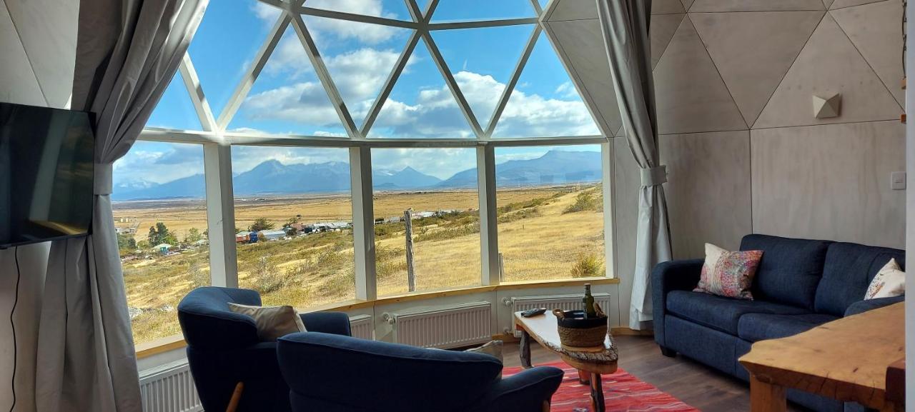 Dome With Stunning Glacier & Mountain Views Puerto Natales Exterior foto